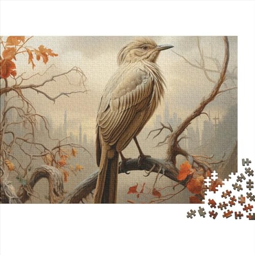 Vogel Puzzle 1000 Teile Legespiel Schwierigkeitsgrad Logikspiel Der Frühlingsbote Geistige Herausforderung Herausfordernde Unterhaltung Grips-Spiel 1000pcs (75x50cm) von QAHSWIALN