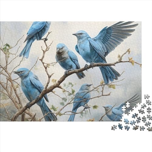 Vogel Puzzle 1000 Teile Puzzle-Herausforderung Geduldsspiel Logikspiel Geistige Herausforderung Der Frühlingsbote Herausfordernde Unterhaltung Grips-Spiel 1000pcs (75x50cm) von QAHSWIALN