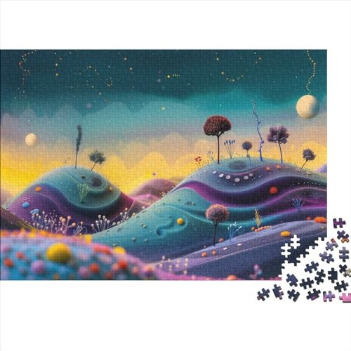 Wunderland Puzzle 1000 Teile Legespiel Schwierigkeitsgrad Logikspiel Geheime Welt Geistige Herausforderung Entspannung Durch Puzzeln Grips-Spiel 1000pcs (75x50cm) von QAHSWIALN