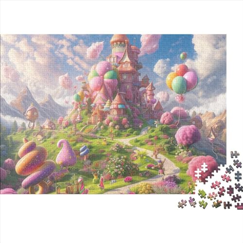 Wunderland Puzzle 1000 Teile Puzzle-Herausforderung Geduldsspiel Familienspaß Geheime Welt Kinder Puzzle Entspannung Durch Puzzeln Zeitvertreib Für Alle Altersgruppen 1000pcs (75x50cm) von QAHSWIALN