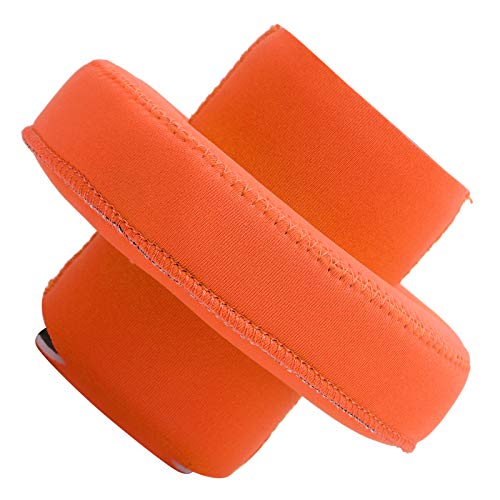 QANYEGN 330-ml-Dosenhüllen für Getränkeschwimmer, Getränkeschwimmer, schwimmender Neopren-Getränkehalter für Schwimmbadpartys oder Wasserspaß auf dem Boot (Orange) von QANYEGN