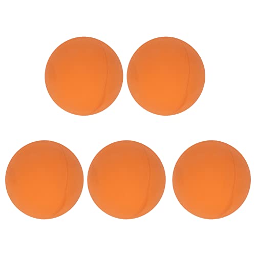 QANYEGN 5 Stück 6 cm Hüpfball, Gummi-Handübungsbälle, Wandball für Kinder für Schwimmbäder, Strände (Orange) von QANYEGN