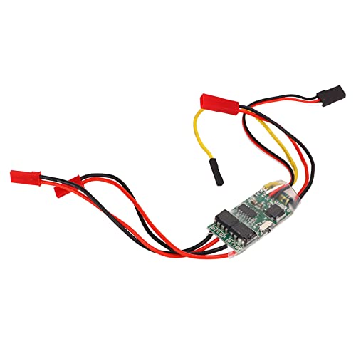 QANYEGN RC Brushed ESC, bidirektionale Zwei-Wege-Motorgeschwindigkeit, Controller für den Auto-Boot-Modus und Ersatz-Upgrade von QANYEGN