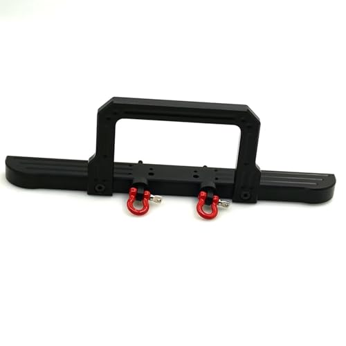 RC-Autostoßstange Kompatibel Mit D90 D110 RC 4WD 1/10 RC Crawler Auto-Tuning-Teile, Metall-Frontstoßstange Mit Windenhaken, Befestigungsmaterial RC-Autostoßstange Kompatibel Mit D90 D110 RC 4WD 1/10 RC Crawler Auto-Tuning-Teile, Metall-Frontstoßstange Mit Windenhaken, Befestigungsmaterial von QAWSED