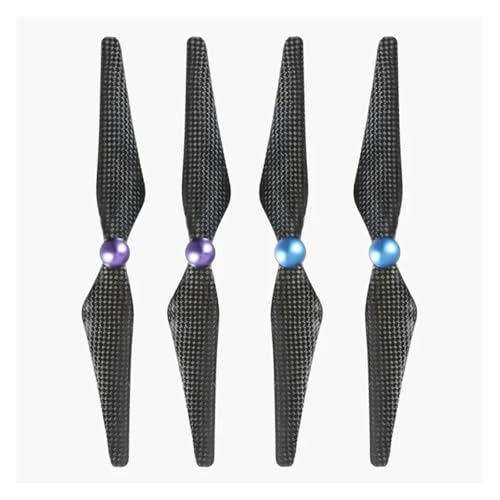 QBJSQYOT Carbon Propeller 9450F for D-JI Phantom 2 Phantom 3 Drone Klingen Teile Drone Zubehör(4pcs Blue Purple-2) von QBJSQYOT