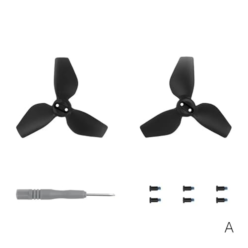 QBJSQYOT Mehrfarbige Propeller for D-JI Neo leichte Fans Propeller Schnellspanner Requisiten Drohnenzubehör ﻿ L3C7(Black) von QBJSQYOT