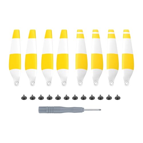 QBJSQYOT Mini-Ersatzpropellerblätter, geräuscharme Flügelblätter, Leichter Drohnenschraubenpropeller aus Kohlefaser for D-JI Mini 3/Mini 3 Pro(for DJI Mini 3 Pro D) von QBJSQYOT