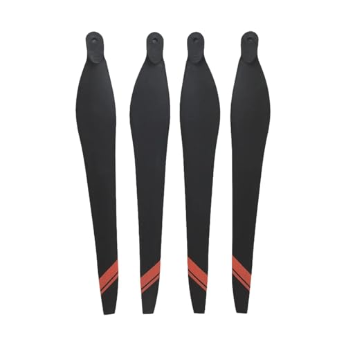 QBJSQYOT RC-Flugzeugpropeller Einfache Installation x9 Plus Max Drohnenpropellerblätter 36190 Mehrzweck for den Austausch von Quadcopter-Drohnen(Black Red) von QBJSQYOT