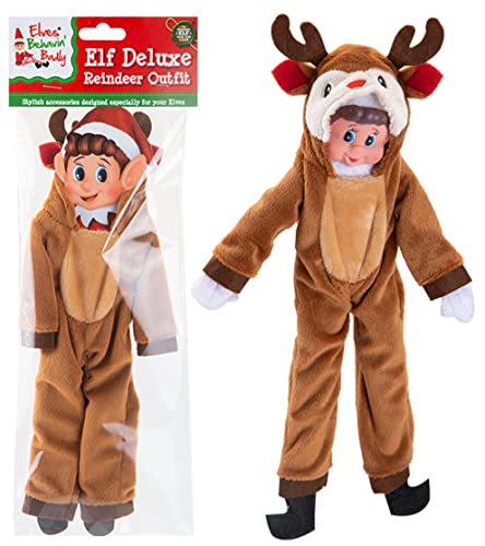 QDS Elfen Verhalten schlechte Kleidung Kostüme & Outfits Naughty Christmas Elf Accessoires (Rentier Outfit) von QDS