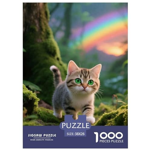 Cat, 1000-Teile-Puzzlespiel, Abwechslungsreich Und Stimulierend, Perfekt Für Sammler Oder Familien, Ab 10 Jahren, 38x26cm/1000pcs Cat, 1000-Teile-Puzzlespiel, Abwechslungsreich Und Stimulierend, Perfekt Für Sammler Oder Familien, Ab 10 Jahren, 38x26cm/1000pcs von QEVAWPAE