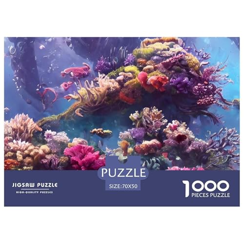 Coral, 1000-Teile-Puzzlespiel, Spannende Herausforderung Für Die Ganze Familie, Ideal Für Heimdekoration, Ab 10 Jahren, 70x50cm/1000pcs Coral, 1000-Teile-Puzzlespiel, Spannende Herausforderung Für Die Ganze Familie, Ideal Für Heimdekoration, Ab 10 Jahren, 70x50cm/1000pcs von QEVAWPAE