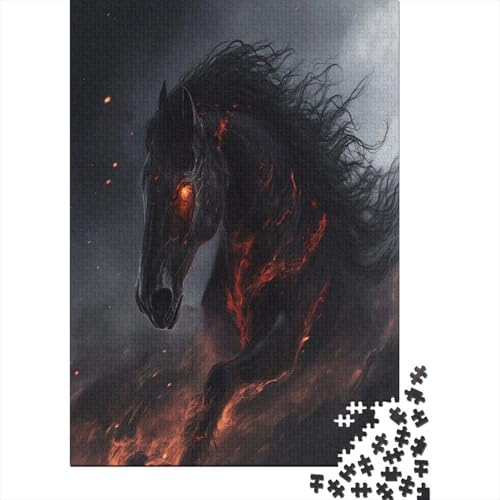 Pferd Puzzle 1000 Teile - Puzzle Für Erwachsene, Puzzle, Puzzlespiel Erwachsenen Puzzlespiel Puzzel 1000pcs (75x50cm) von QFVANSIYO