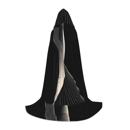 QHZLY Abstrakte Kurven Kapuzenumhang L für Teenager Langer Umhang Cosplay Maskerade Bühnenkostüm Comic-Con Karneval Rollenspiel QHZLY Abstrakte Kurven Kapuzenumhang L für Teenager Langer Umhang Cosplay Maskerade Bühnenkostüm Comic-Con Karneval Rollenspiel von QHZLY