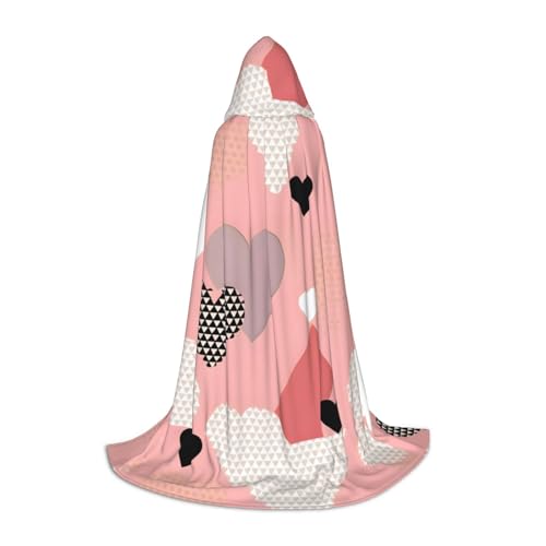 QHZLY Abstrakte Liebesdiagramm Kapuzenumhang L für Teenager Langer Umhang Cosplay Maskerade Bühnenkostüm Comic-Con Karneval Rollenspiel QHZLY Abstrakte Liebesdiagramm Kapuzenumhang L für Teenager Langer Umhang Cosplay Maskerade Bühnenkostüm Comic-Con Karneval Rollenspiel von QHZLY