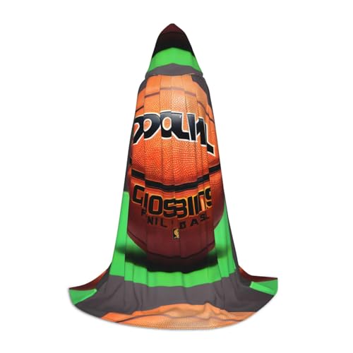 QHZLY Basketball Hintergrund Kapuzenumhang L für Teenager Langer Umhang Cosplay Maskerade Bühnenkostüm Comic-Con Karneval Rollenspiel QHZLY Basketball Hintergrund Kapuzenumhang L für Teenager Langer Umhang Cosplay Maskerade Bühnenkostüm Comic-Con Karneval Rollenspiel von QHZLY