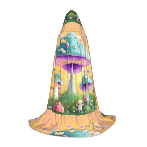 QHZLY Fantasy Pilz Kapuzenumhang L für Teenager Langer Umhang Cosplay Maskerade Bühnenkostüm Comic-Con Karneval Rollenspiel QHZLY Fantasy Pilz Kapuzenumhang L für Teenager Langer Umhang Cosplay Maskerade Bühnenkostüm Comic-Con Karneval Rollenspiel von QHZLY