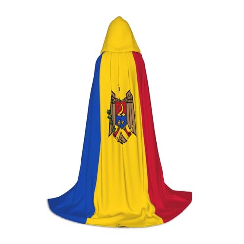 QHZLY Flagge Moldawiens Kapuzenumhang S für Teenager Langer Umhang Cosplay Maskerade Bühnenkostüm Comic-Con Karneval Rollenspiel QHZLY Flagge Moldawiens Kapuzenumhang S für Teenager Langer Umhang Cosplay Maskerade Bühnenkostüm Comic-Con Karneval Rollenspiel von QHZLY