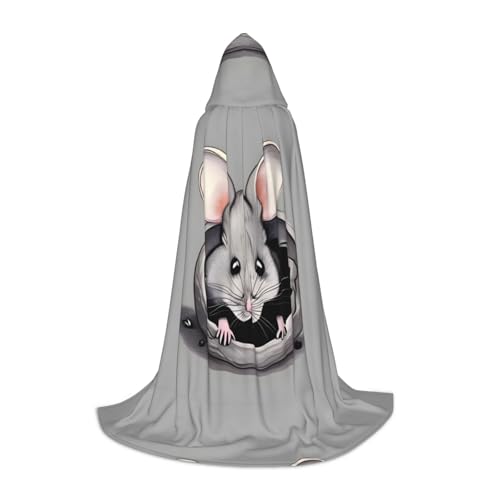 QHZLY Graue Ratte Kapuzenumhang L für Jugendliche Langer Umhang Cosplay Maskerade Bühnenkostüm Comic-Con Karneval Rollenspiel QHZLY Graue Ratte Kapuzenumhang L für Jugendliche Langer Umhang Cosplay Maskerade Bühnenkostüm Comic-Con Karneval Rollenspiel von QHZLY