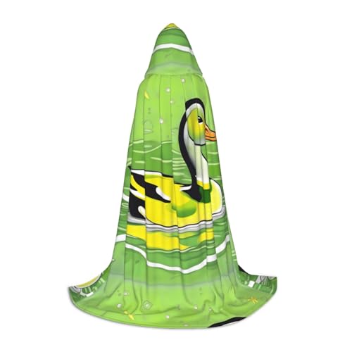 QHZLY Grüne Ente Kapuzenumhang M für Teenager Langer Umhang Cosplay Maskerade Bühnenkostüm Comic-Con Karneval Rollenspiel QHZLY Grüne Ente Kapuzenumhang M für Teenager Langer Umhang Cosplay Maskerade Bühnenkostüm Comic-Con Karneval Rollenspiel von QHZLY