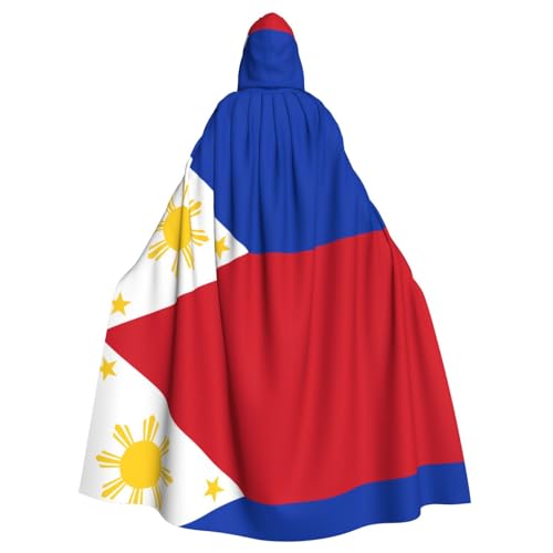 QHZLY Halloween Philippinische Flagge Kapuzenumhang Erwachsenenkostüm für Maskerade, Mottoparty, Bühnenaufführung QHZLY Halloween Philippinische Flagge Kapuzenumhang Erwachsenenkostüm für Maskerade, Mottoparty, Bühnenaufführung von QHZLY