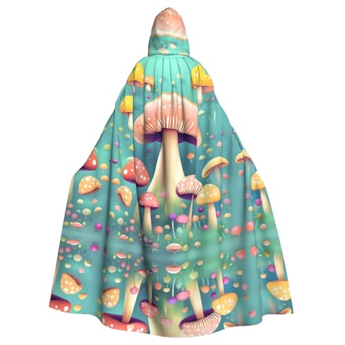 QHZLY Halloween Pretty Little Mushrooms Hooded Cloak Adult Cosplay Costume for Masquerade, Theme Party, Stage Performance QHZLY Halloween Pretty Little Mushrooms Hooded Cloak Adult Cosplay Costume for Masquerade, Theme Party, Stage Performance von QHZLY