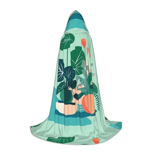 QHZLY Indoor-Cartoon-Umhang mit grünen Pflanzen, Kapuzenumhang, M für Teenager, langer Umhang, Cosplay, Maskerade, Bühnenkostüm, Comic-Con, Karneval, Rollenspiel QHZLY Indoor-Cartoon-Umhang mit grünen Pflanzen, Kapuzenumhang, M für Teenager, langer Umhang, Cosplay, Maskerade, Bühnenkostüm, Comic-Con, Karneval, Rollenspiel von QHZLY