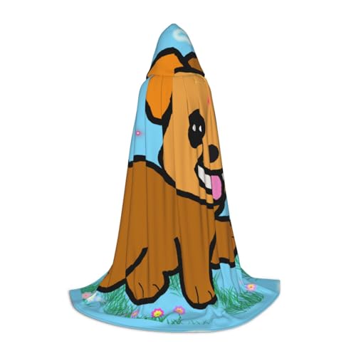 QHZLY Lauf-Cartoon-Hunde-Kapuzenumhang L für Teenager, langer Umhang, Cosplay, Maskerade, Bühnenkostüm, Comic-Con, Karneval, Rollenspiel QHZLY Lauf-Cartoon-Hunde-Kapuzenumhang L für Teenager, langer Umhang, Cosplay, Maskerade, Bühnenkostüm, Comic-Con, Karneval, Rollenspiel von QHZLY
