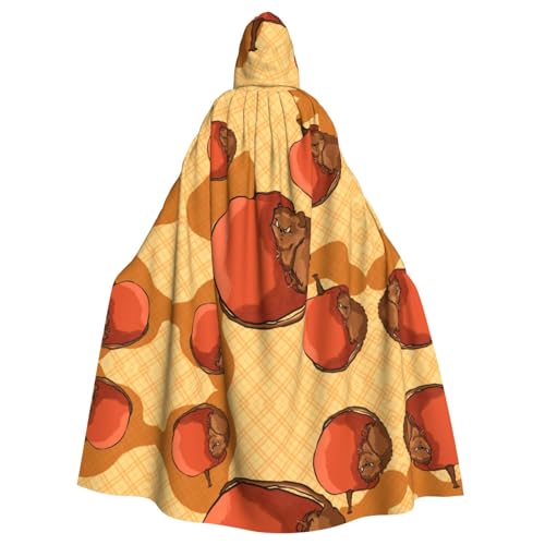 QHZLY Süßer kleiner Hamster-Kapuzenumhang für Erwachsene, Cosplay-Kostüm für Maskerade, Mottoparty, Bühnenaufführung QHZLY Süßer kleiner Hamster-Kapuzenumhang für Erwachsene, Cosplay-Kostüm für Maskerade, Mottoparty, Bühnenaufführung von QHZLY