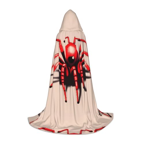 QHZLY Süßer kleiner roter Spinne Kapuzenumhang S für Teenager langer Umhang Cosplay Maskerade Bühnenkostüm Comic-Con Karneval Rollenspiel QHZLY Süßer kleiner roter Spinne Kapuzenumhang S für Teenager langer Umhang Cosplay Maskerade Bühnenkostüm Comic-Con Karneval Rollenspiel von QHZLY