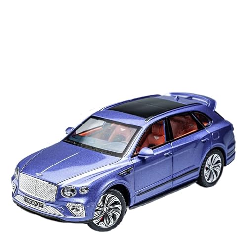 Für: Bentayga SUV 1/24 Skala Legierung Automodel Mit Hoher Simulation Pullback Sound Und Lichtfunktion(Blue) von QIANKA