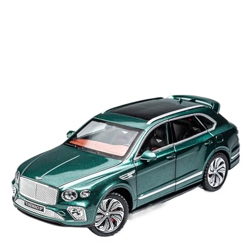 Für: Bentayga SUV 1/24 Skala Legierung Automodel Mit Hoher Simulation Pullback Sound Und Lichtfunktion(Grün) von QIANKA