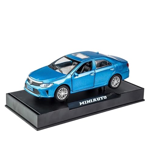 Für: CAMRY 1/32 Skala Legierung Automodell mit hoher Simulation Pull Back Sound und Lichtfunktion(Blue) von QIANKA