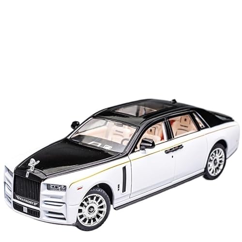 Für: RR Phantom 1/24 Skala Legierung Automodell Mit Hoher Simulation Ziehen Zurück Sound Und Lichtfunktion(B) von QIANKA