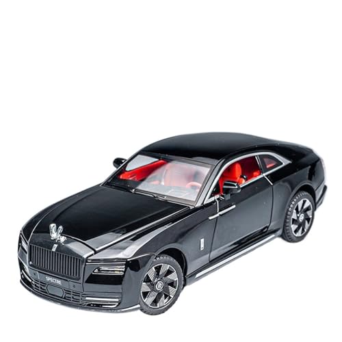 Für: RR SPECTRE 1/24 Skala Legierung Automodel Mit Hoher Simulation Ziehen Zurück Sound Und Lichtfunktion(Black) von QIANKA