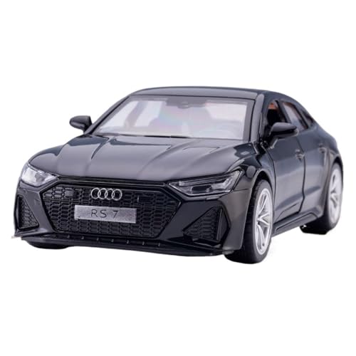 Für: RS7 Legierung Auto Modell Spielzeug Mit Mehrere Funktionen Und Hohe Simulation Skala 1/32(Black) von QIANKA