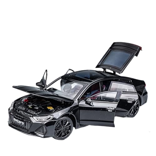 Für: RS7 SPORTBACL 1/24 Skala Legierung Automodel Mit Hoher Simulation Pullback Sound Und Lichtfunktion(Black) von QIANKA