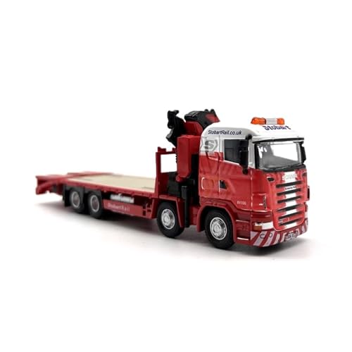 QIANKA 1:76 Maßstab Scania-R420 Anhänger Multifunktions-Engineering-Fahrzeug Modell Auto Fan-Sammlung(Red) von QIANKA