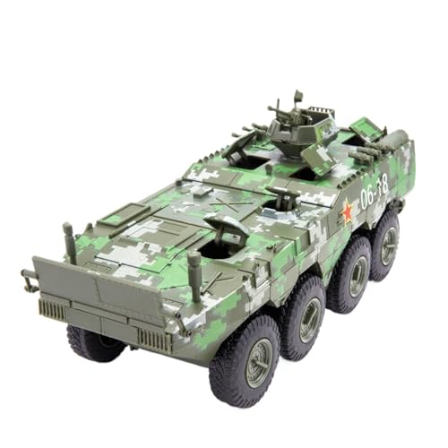 QIANKA 1/24 Geeignet Für Typ 08 Infanterie-Kampffahrzeug Mit Rädern Legierung Druckguss Auto Modell Spielzeug Pull Back Auto(Green) von QIANKA