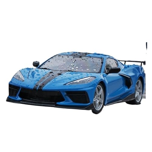 QIANKA 1:18 Für Corvette Simulation Sport Auto Legierung Auto Modell Junge Geburtstag Geschenk(Blue) von QIANKA