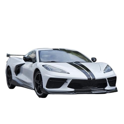 QIANKA 1:18 Für Corvette Simulation Sport Auto Legierung Auto Modell Junge Geburtstag Geschenk(White) von QIANKA