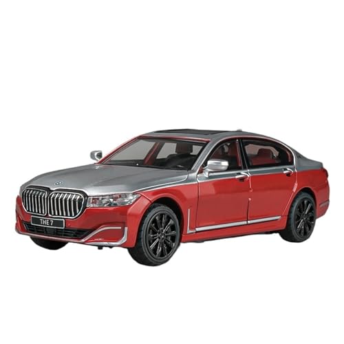 QIANKA 1:24 Für 760Li Legierung Auto Modell Simulation 7 Serie Limousine Junge Spielzeug Auto(Red) von QIANKA