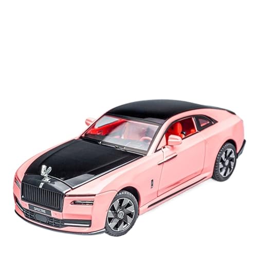 QIANKA 1:24 Für Glänzende Simulation Legierung Auto Modell Ornamente Kinder Spielzeug Auto Modell(Pink) von QIANKA