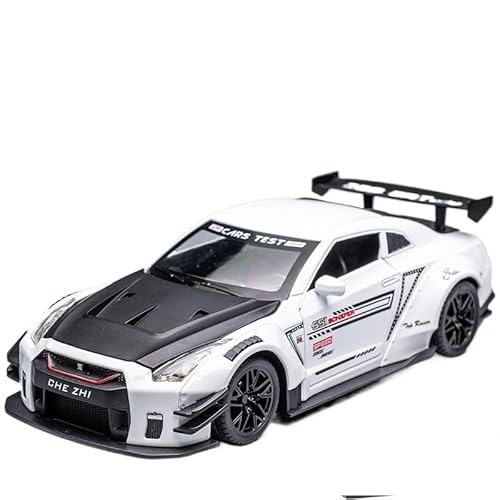 QIANKA 1:24 Für Legierung Auto Modell Sound Und Licht Pull Back Junge Auto Modell Kinder Spielzeug Sport Auto(White) von QIANKA