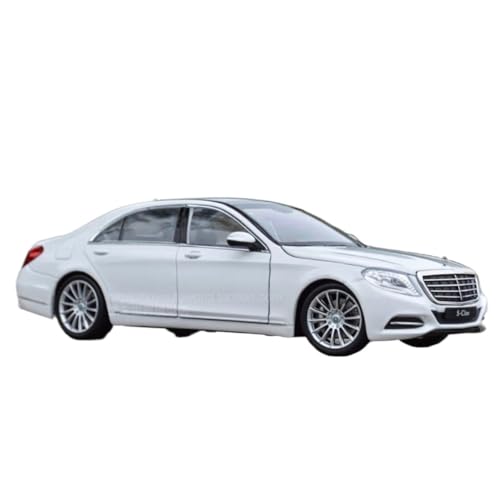 QIANKA 1:24 Für S-klasse S500 Simulation Legierung Auto Modell Ornamente Sammlung Stücke Urlaub Geschenk(White) von QIANKA