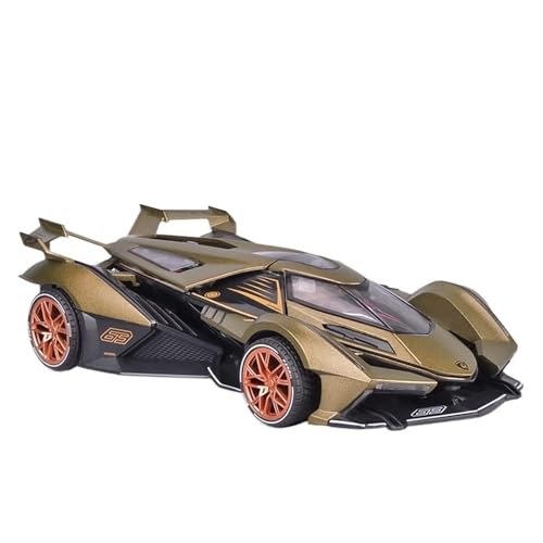 QIANKA 1:24 Für V12 Sport Auto Simulation Legierung Auto Modell Ornamente Sammlung Spielzeug Auto Junge(Green) von QIANKA