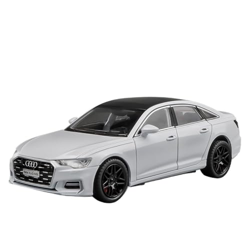 QIANKA 1:24 für A6L Auto Modell Simulation Legierung Sammlung Kinder Spielzeug Auto Junge Limousine Ornamente Geschenk(White) von QIANKA