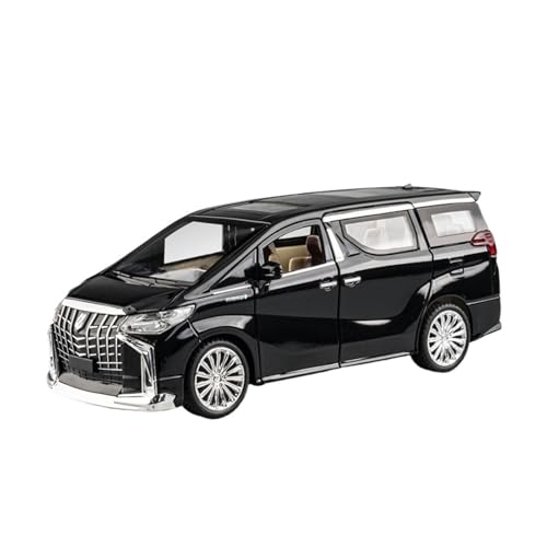 QIANKA 1:24 für Alpha Legierung Auto Modell Simulation Spielzeug Auto Business Nanny Auto Auto Modell Ornamente(Black) von QIANKA