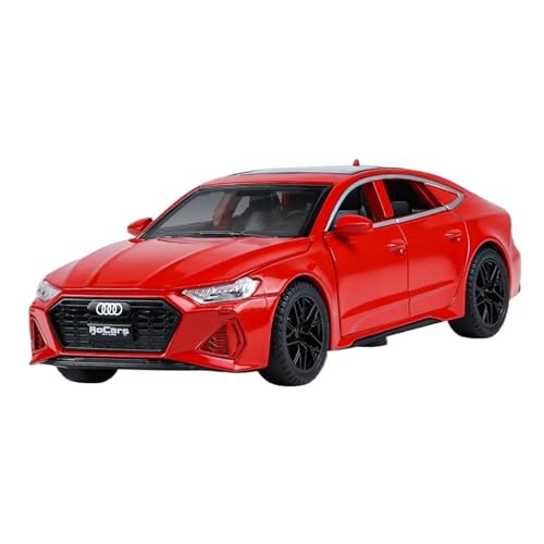 QIANKA 1:32 Für RS7 Legierung Auto Modell Simulation Limousine Sport Auto Spielzeug Auto Sammlung Ornamente(Red) von QIANKA