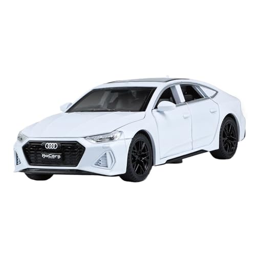 QIANKA 1:32 Für RS7 Legierung Auto Modell Simulation Limousine Sport Auto Spielzeug Auto Sammlung Ornamente(White) von QIANKA