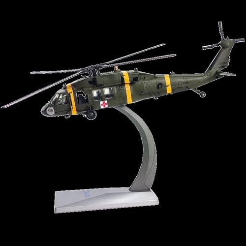 QIANKA 1:72 Für UH-60 Black Hawk Hubschrauber Modell Legierung Simulation S-70 General Helicopter Militär Modell von QIANKA